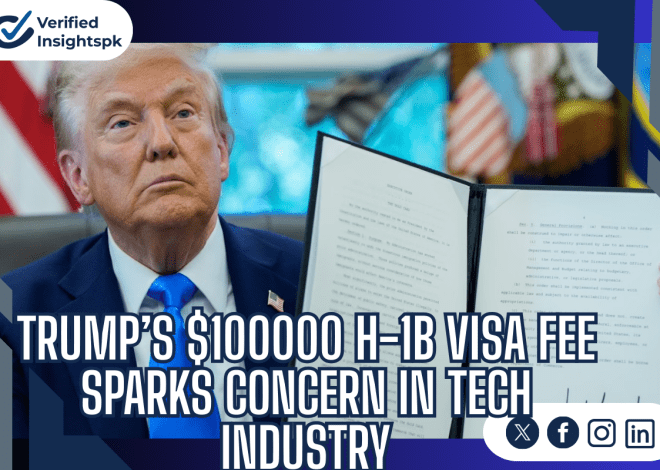 Trump’s $100000 H-1B Visa Fee Sparks Concern in Tech Industry