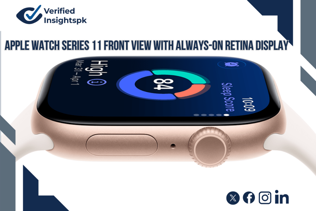 Apple watch series 11 side view display