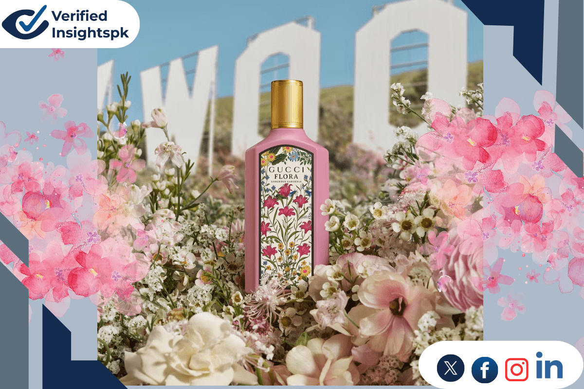 Close-up of Gucci Flora Gorgeous Gardenia edition
