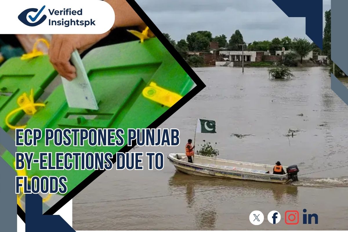 ECP Postpones Pakistan Punjab By-Elections 2025 Due to Floods