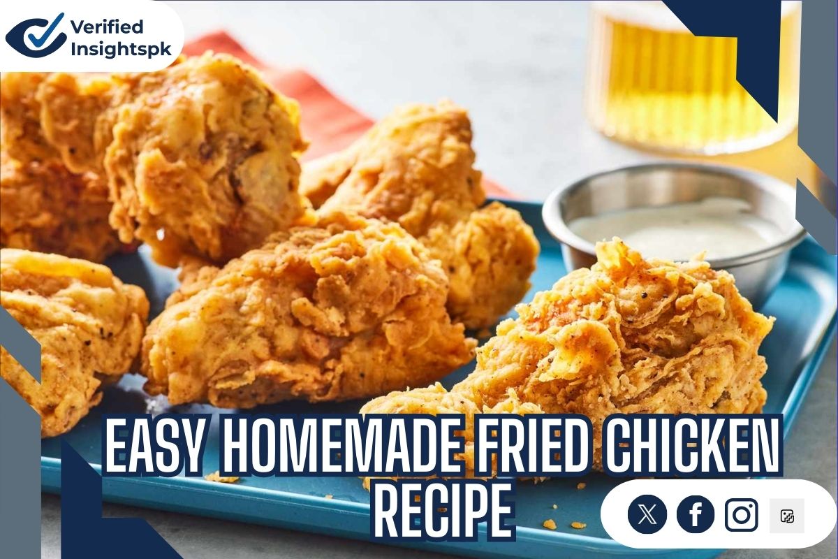 Easy Homemade Fried Chicken Recipe | Crispy and Juicy Like Restaurants