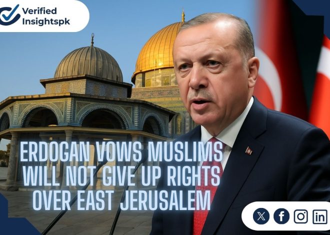 Erdogan Vows Muslims Will Not Give Up Rights Over East Jerusalem
