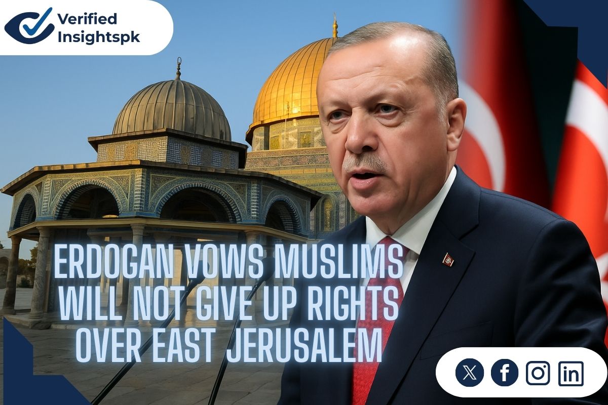 Erdogan Vows Muslims Will Not Give Up Rights Over East Jerusalem