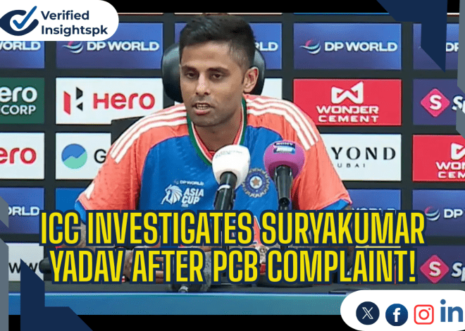 Suryakumar Yadav Faces ICC Probe After PCB Complaint; Match Referee Controversy Deepens at Asia Cup 2025