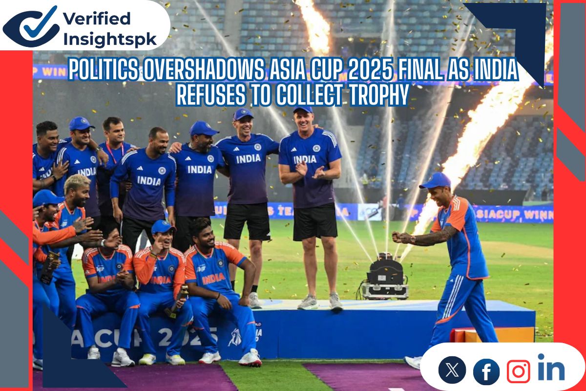 Politics Overshadows Asia Cup 2025 Final as India Refuses to Collect Trophy