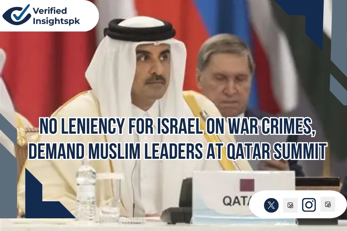 No Leniency for Israel on War Crimes, Demand Muslim Leaders at Qatar Summit