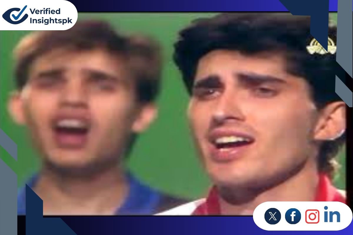 Junaid Jamshed performing with Vital Signs in 1987