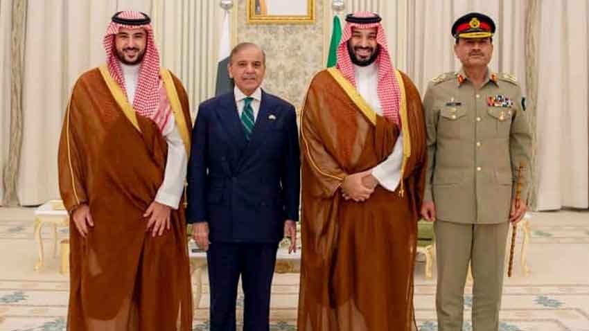 Pakistan Army Chief Asim Munir attends Saudi-Pakistan defence pact signing