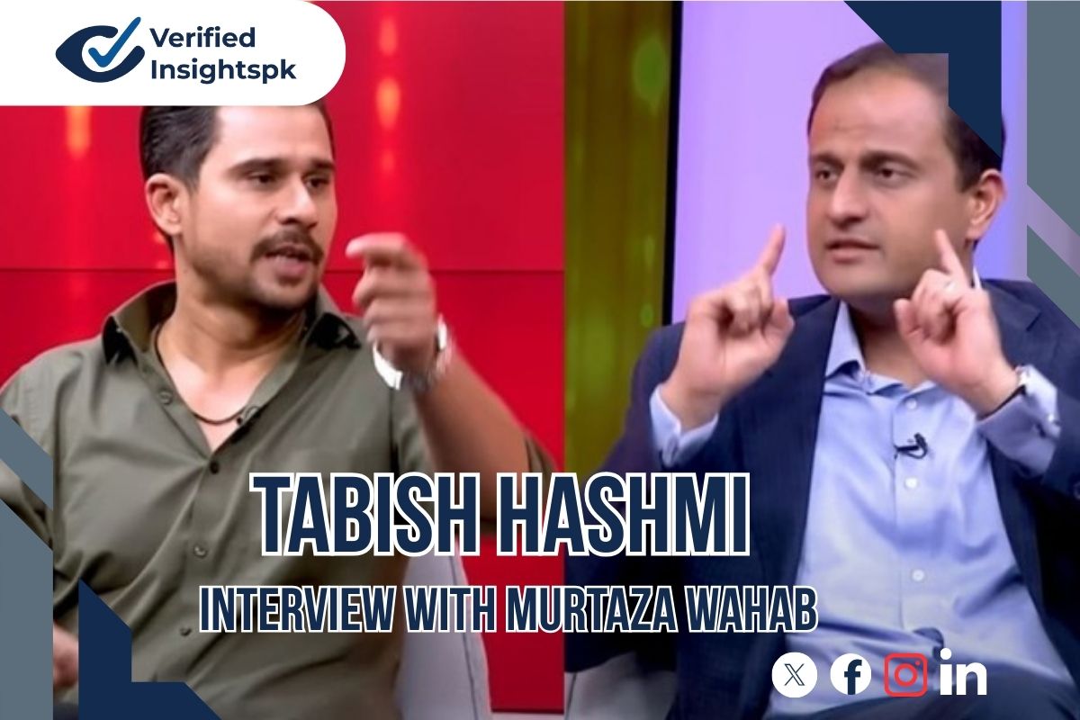 Tabish Hashmi, Pakistani comedian and host of Hasna Mana Hai, trending after his viral interview with Karachi Mayor Murtaza Wahab