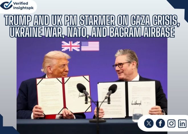 Trump and UK PM Starmer on Gaza Crisis, Ukraine War, NATO, and Bagram Airbase