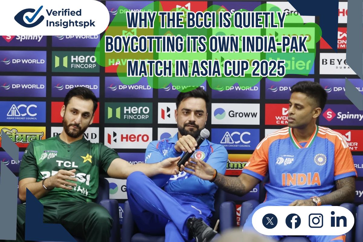 Why the BCCI Is Quietly Boycotting Its Own India-Pak Match in Asia Cup 2025