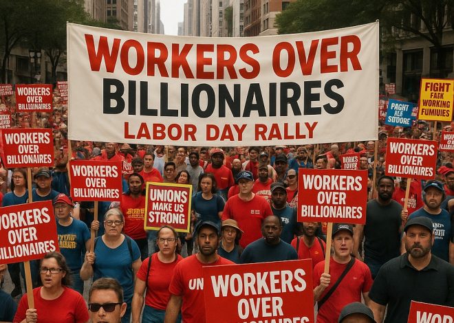 Workers Over Billionaires: Labor Day 2025 Protests Sweep Across the US