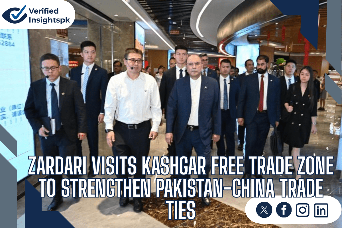 Pakistan-China trade hub Kashgar Free Trade Zone with logistics facilities