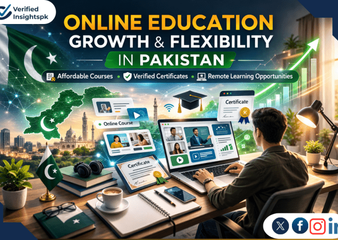 Online Education Growth & Flexibility in Pakistan: Affordable Courses, Certificates, and Remote Learning Opportunities | Verified Insights PK|