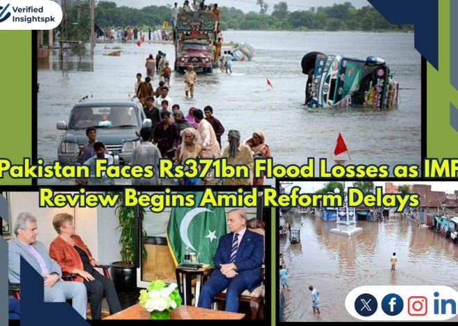 Pakistan Faces Rs371bn Flood Losses as IMF Review Begins Amid Reform Delays
