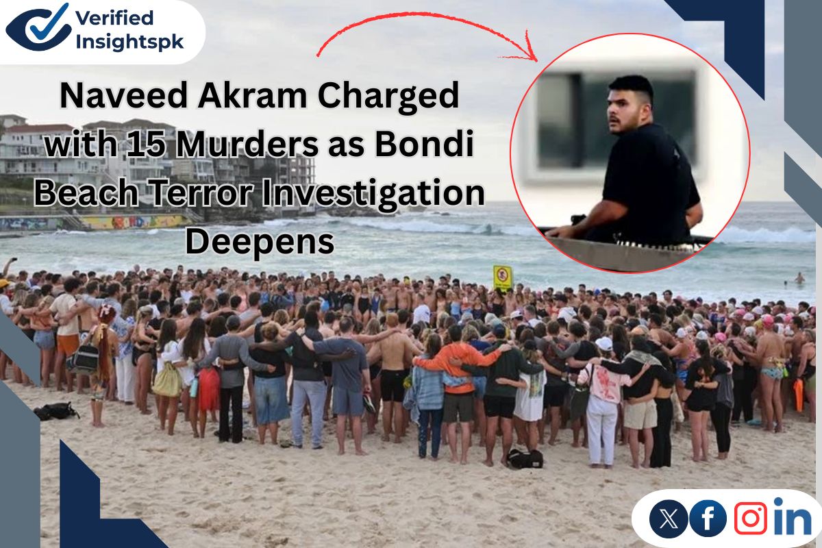Naveed Akram Charged with 15 Murders as Bondi Beach Terror Investigation Deepens
