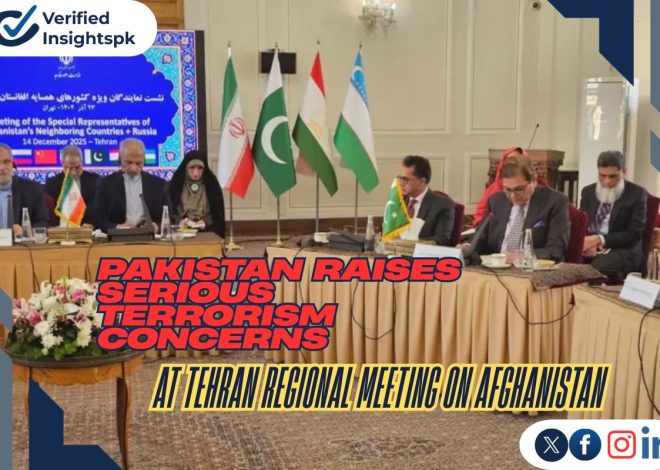 Pakistan Raises Serious Terrorism Concerns at Tehran Regional Meeting on Afghanistan