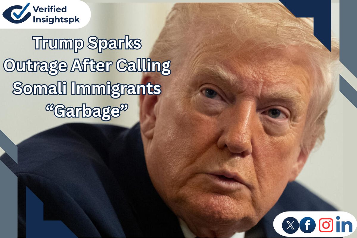 Trump Sparks Outrage After Calling Somali Immigrants “Garbage” — Deportation Efforts Intensify in Minnesota