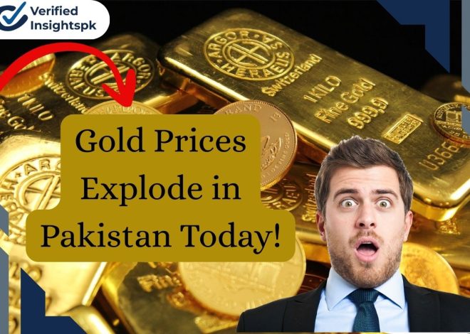 Today’s Gold Price in Pakistan Jumps Sharply as Global Rates Surge