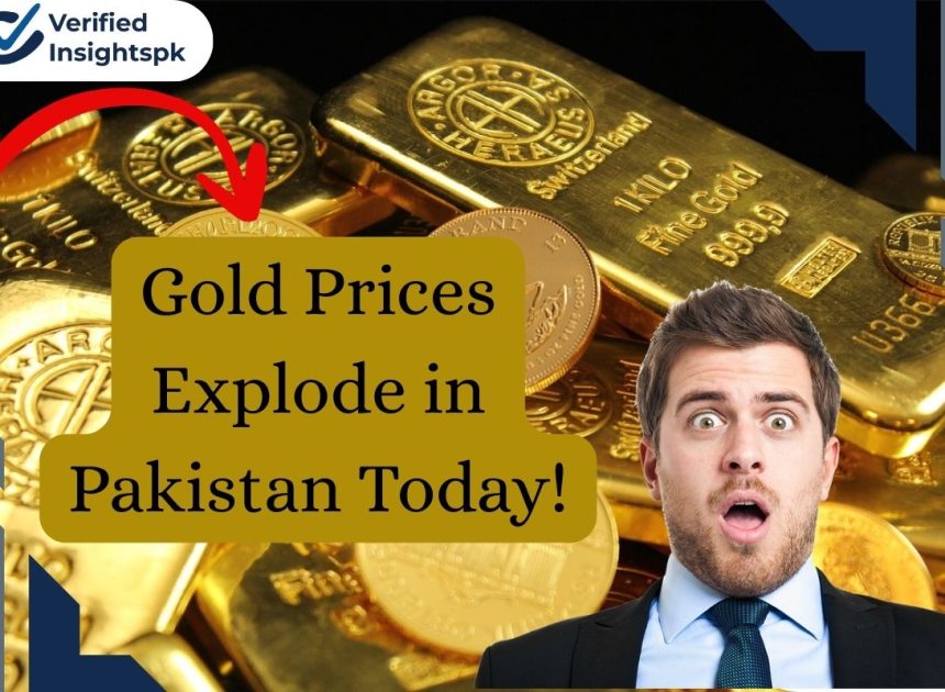 Today’s Gold Price in Pakistan Jumps Sharply as Global Rates Surge