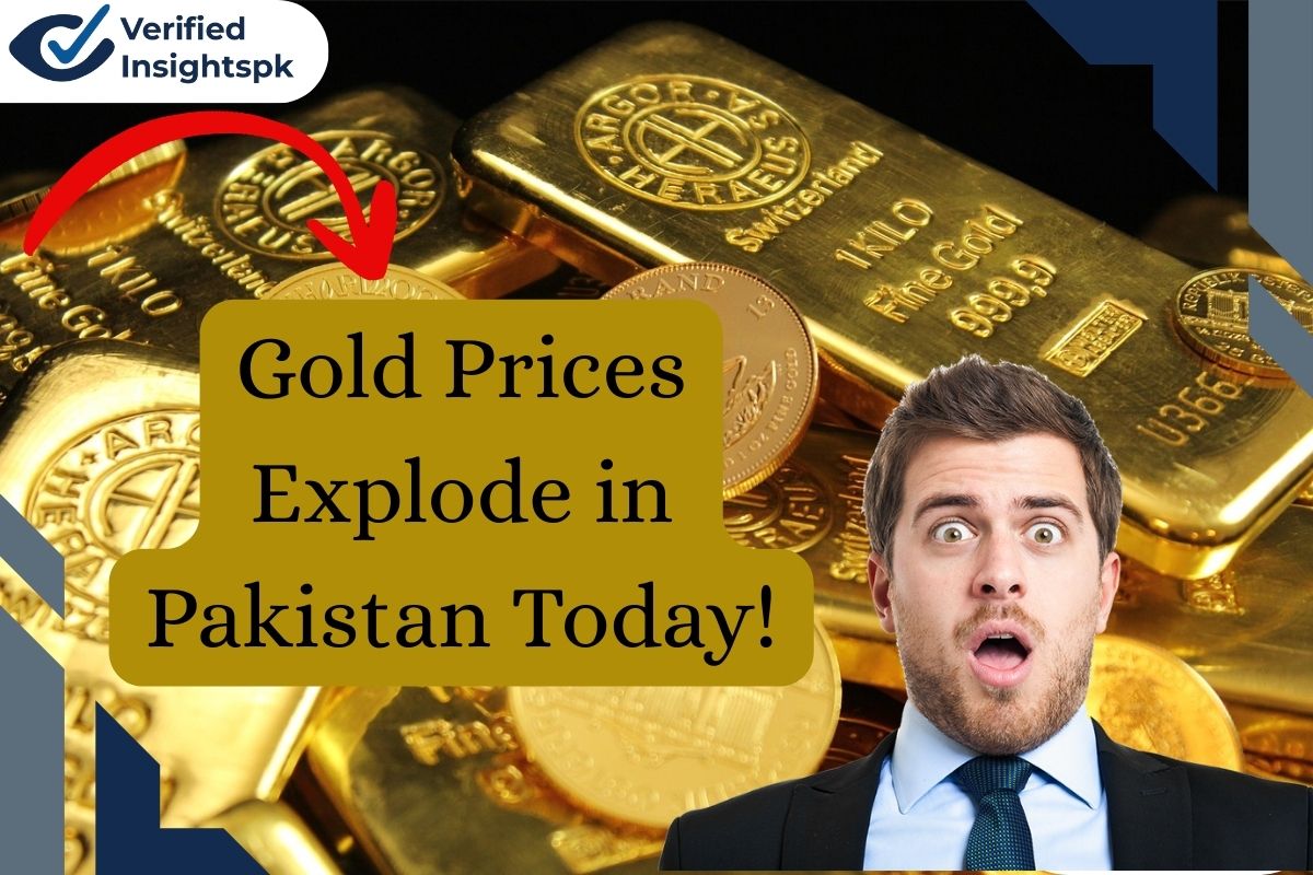 Today’s Gold Price in Pakistan Jumps Sharply as Global Rates Surge