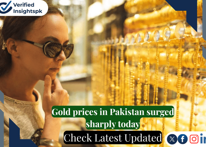 Gold Rates Today in Pakistan After Major Increase |January 2026 Market Update|
