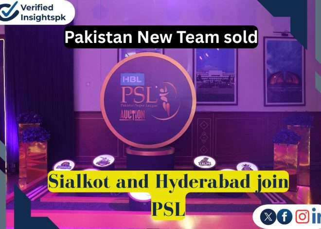PSL Expansion 2026: Sialkot and Hyderabad Confirmed as New PSL Teams as Historic Auction Fetches Rs3.6 Billion