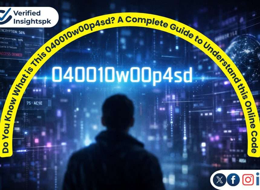 040010w00p4sd: What This Code Means and Why People Are Concerned