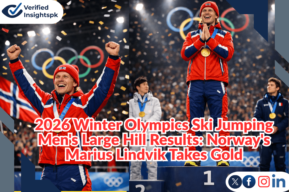 2026 Winter Olympics Ski Jumping Men’s Large Hill Results: Norway’s Marius Lindvik Takes Gold