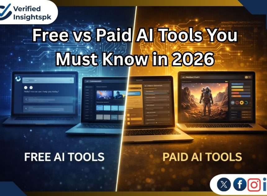 Free vs Paid AI Tools You Must Know in 2026