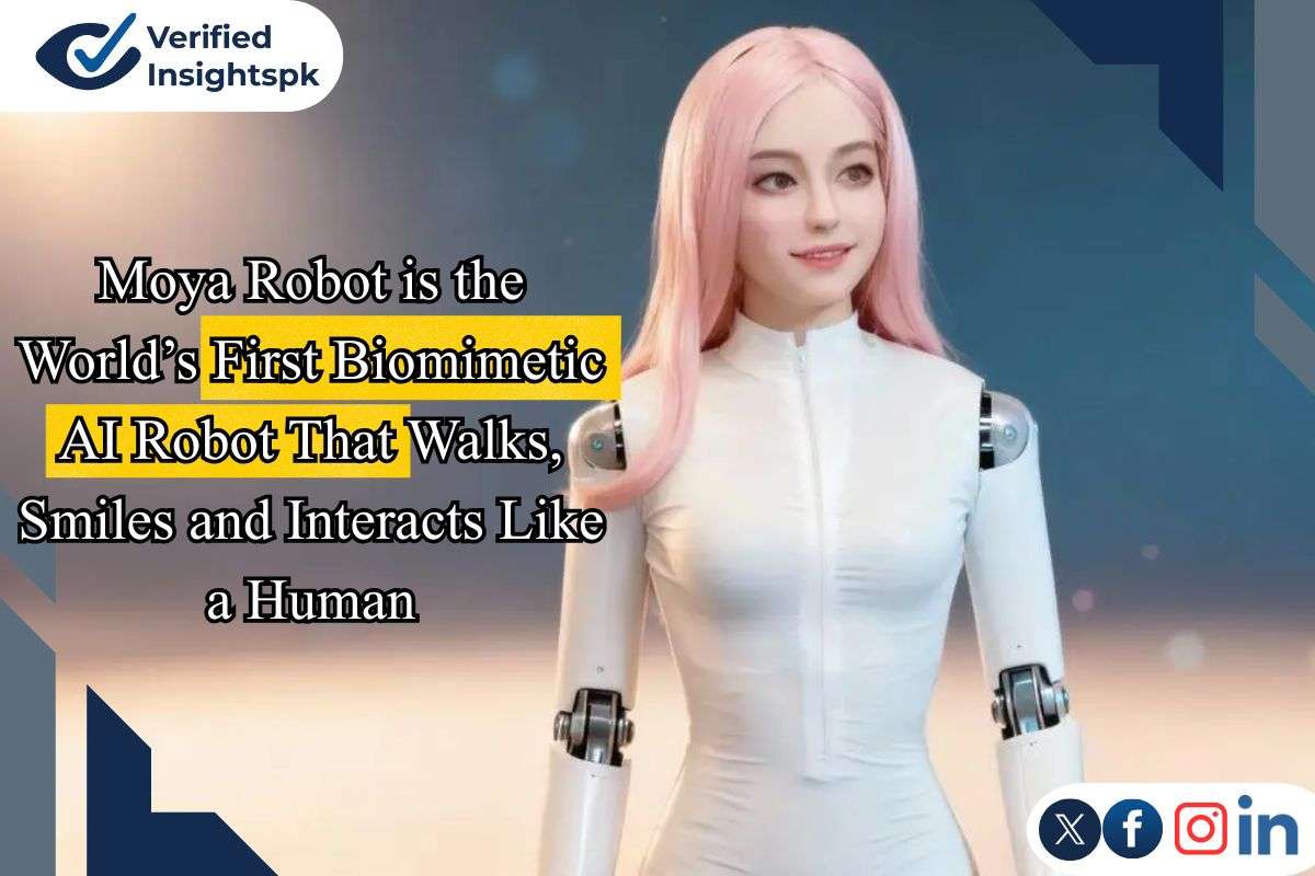 Moya Robot is the World’s First Biomimetic AI Robot That Walks, Smiles and Interacts Like a Human