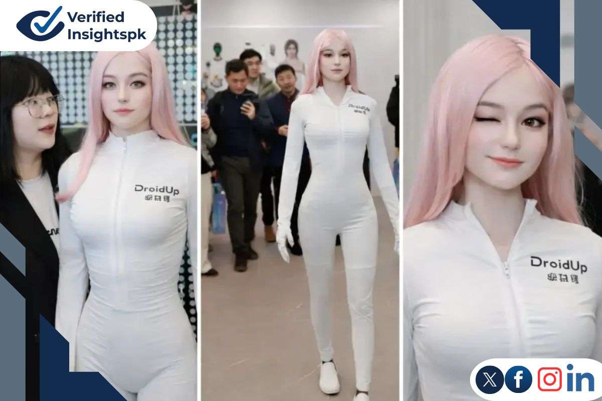 Moya humanoid robot facial expressions