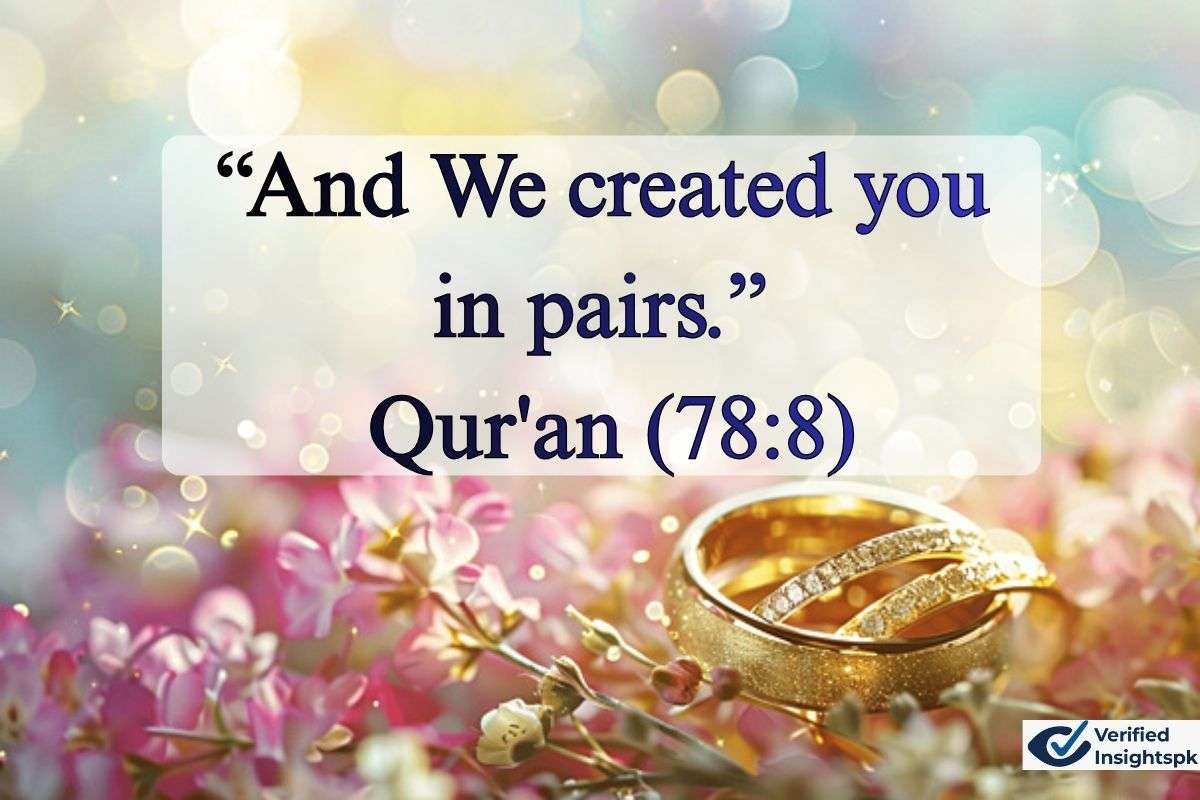 “And We created you in pairs.” — Qur'an (78:8)