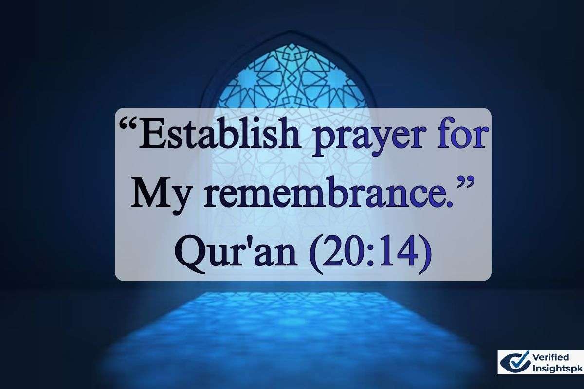 “Establish prayer for My remembrance.” — Qur'an (20:14)