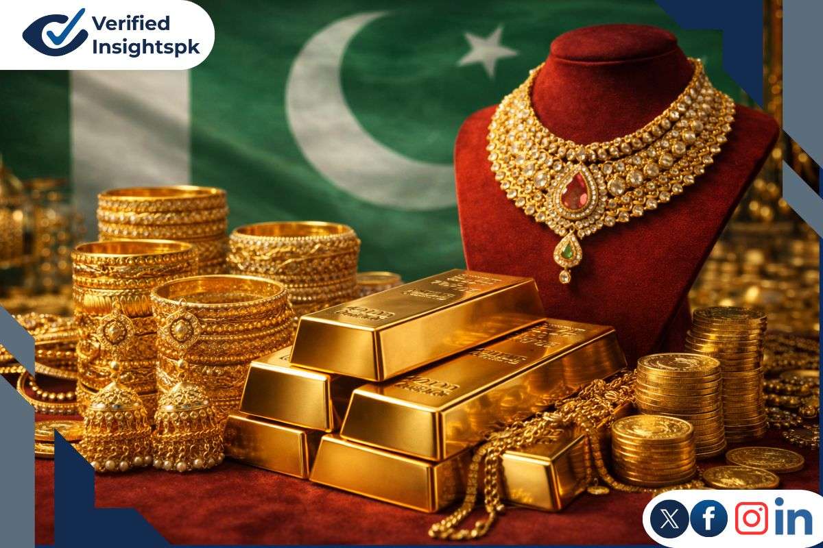  we explain today’s gold rate in Pakistan, city-wise prices, international market influence, karat values, and investment options
