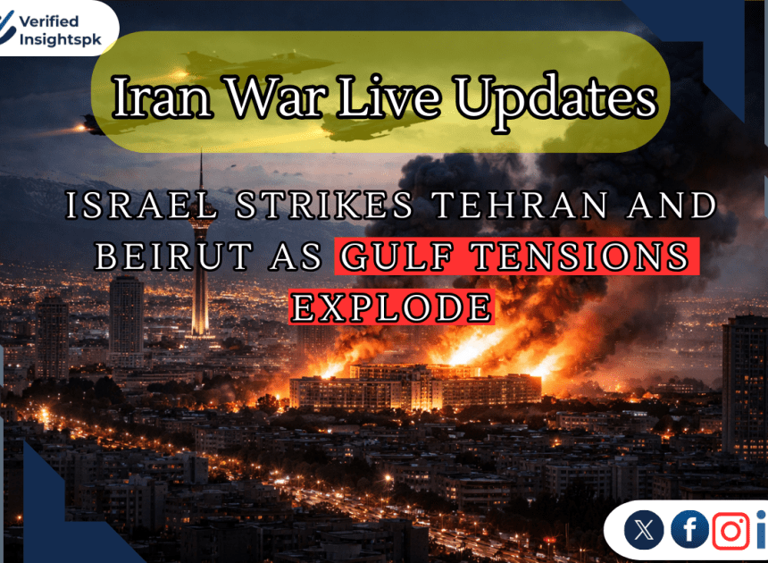 Iran War Live Updates: Israel Strikes Tehran and Beirut as Gulf Tensions Explode