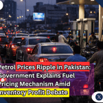After a steep Rs55 per litre increase in petrol and diesel prices, officials say claims that oil companies are making huge “inventory profits” are based on a misunderstanding of the country’s fuel pricing system.