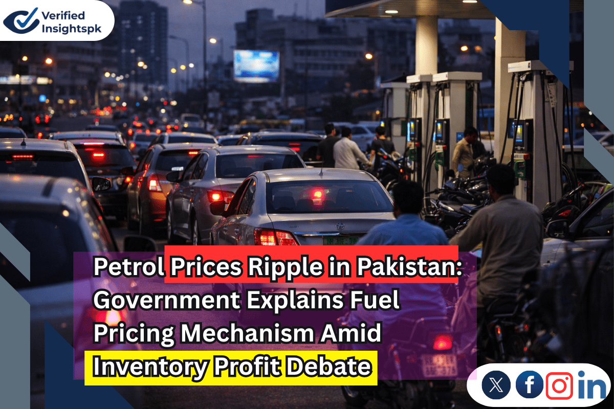 Petrol Prices Ripple in Pakistan: Government Explains Fuel Pricing Mechanism Amid Inventory Profit Debate