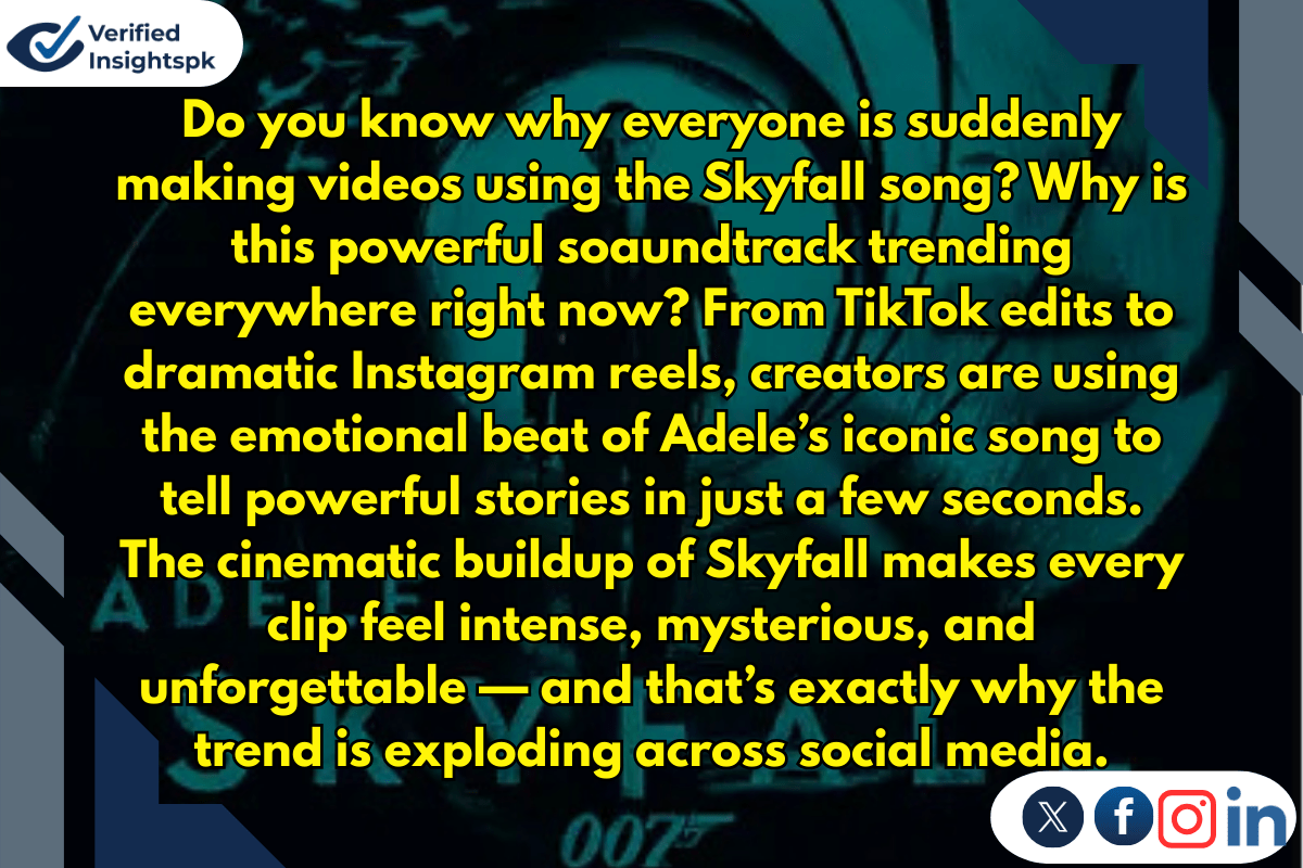  Why is “Skyfall” suddenly trending during wartime discussions?