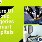 AI powered surgical robot performing surgery