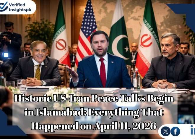 Historic US-Iran Peace Talks Begin in Islamabad: Everything That Happened on April 11, 2026