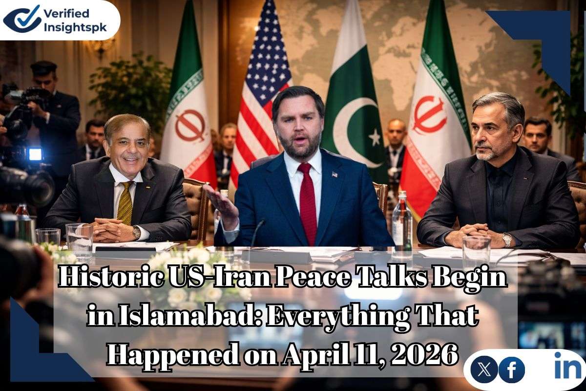 Historic US-Iran Peace Talks Begin in Islamabad: Everything That Happened on April 11, 2026