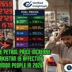 • Pakistan petrol pump price board • People filling petrol at gas station Pakistan