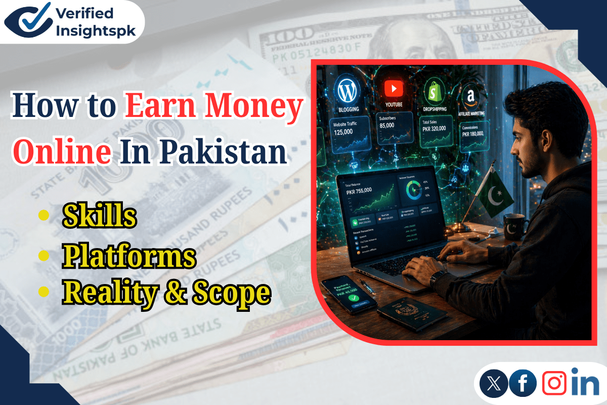 Top 10 Ways to Earn Money Online in Pakistan for Students and Beginners 