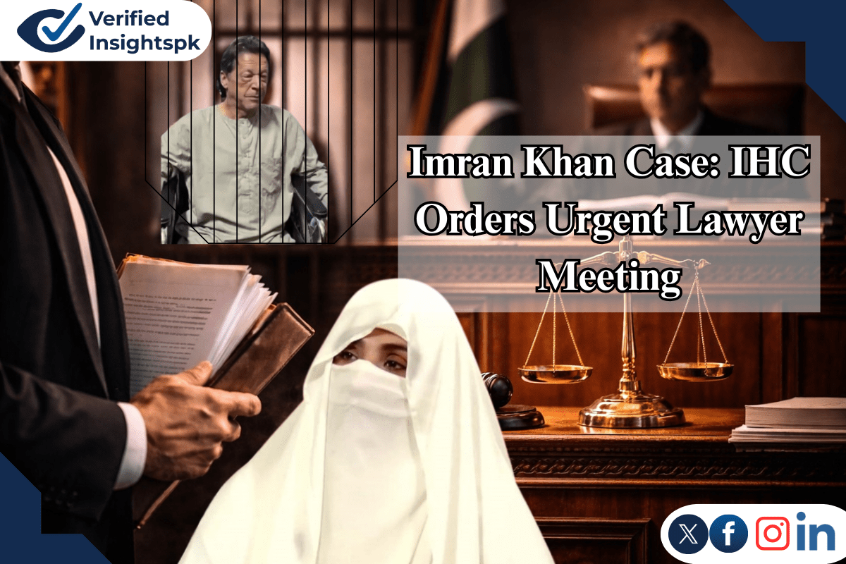 IHC Orders Imran Khan’s Meeting With Lawyer as Al-Qadir Trust Case Hearing Delayed Again