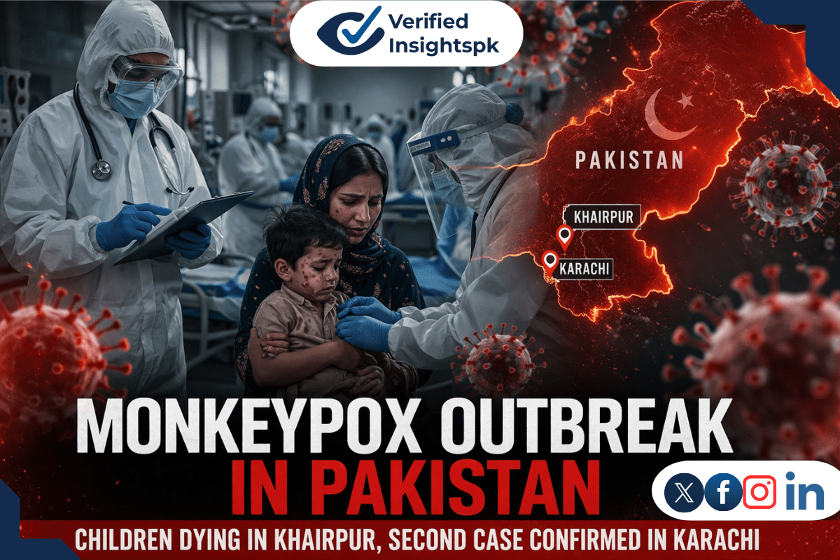Monkeypox Outbreak in Pakistan: Children Dying in Khairpur, Second Case Confirmed in Karachi