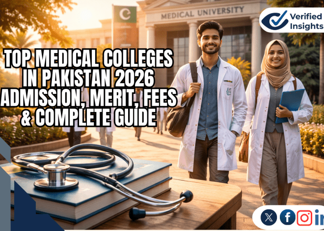 Top Medical Colleges in Pakistan 2026: Complete Guide to Admissions, Merit, and Fees