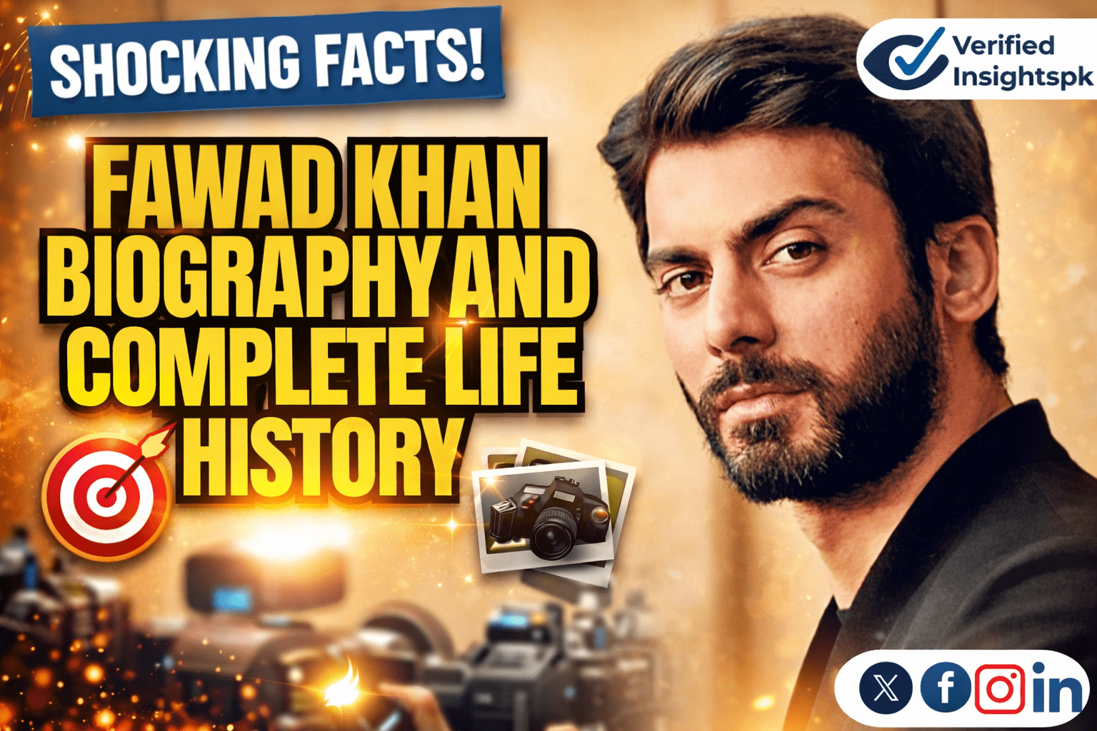Fawad Khan Biography and Complete Life History